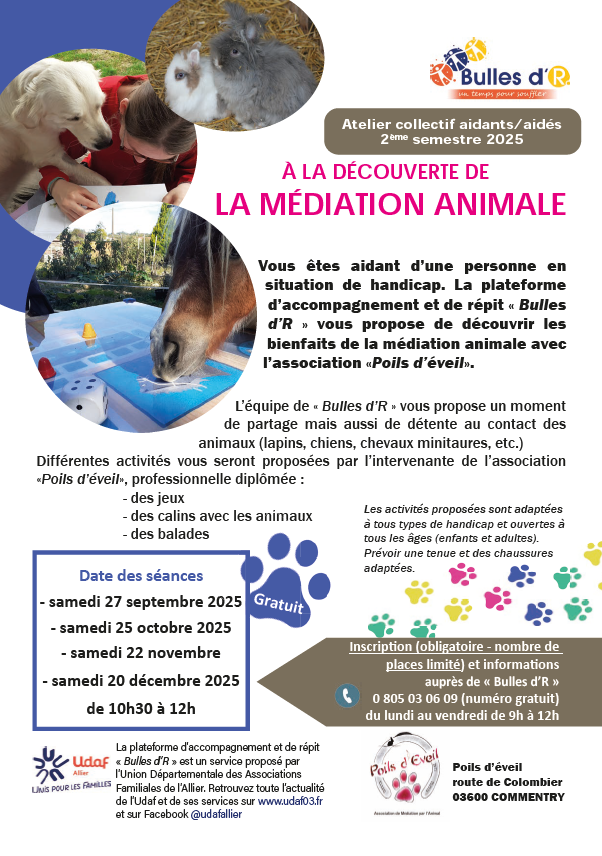 Reprise des activit&eacute;s propos&eacute;es par la plateforme "Bulles d'R"